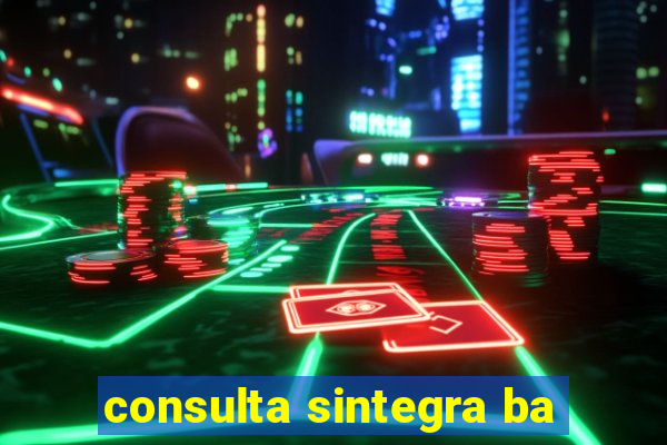 consulta sintegra ba